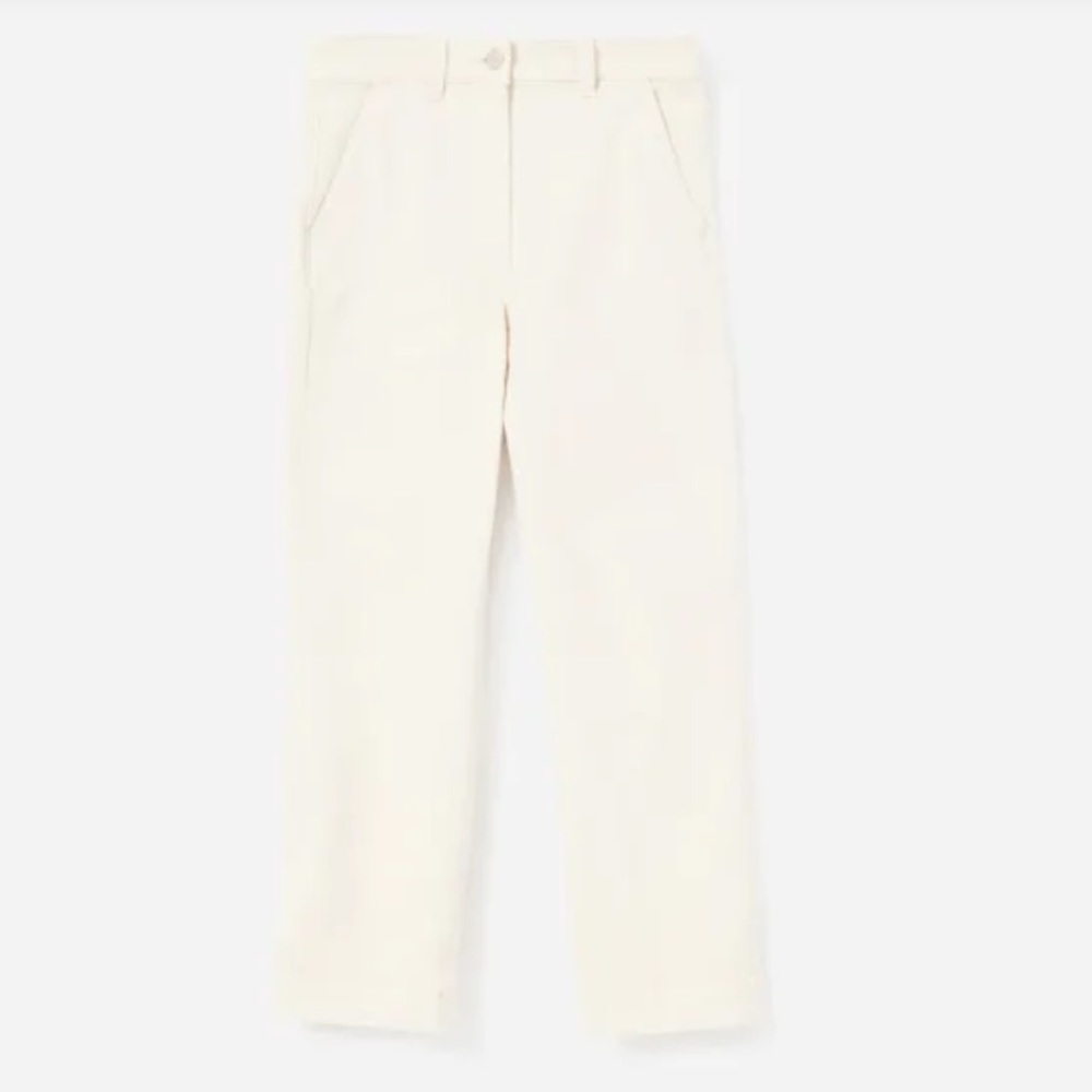 Everlane The Straight Leg Crop Sandstone